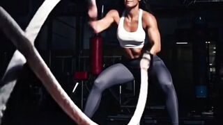 Fitness journey Battle ropes.