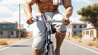 Pigeon lived in a nest in an acacia tree on the side of the road the snake comes to eat the eggs