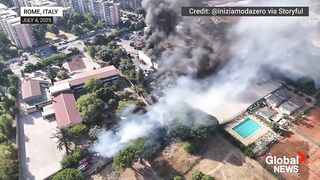 Massive Explosion in Rome Petrol Station Injures 27 Including Officers