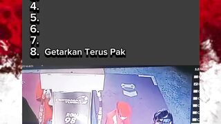 kejadian lucu di pom bensinnn