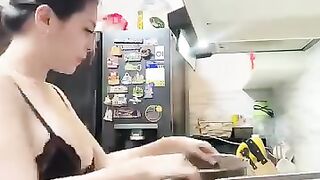 I want to cook for you first, okay?