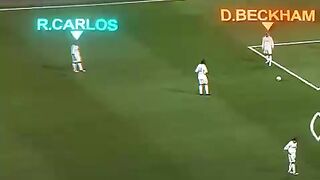 Beckham  Roberto Carlos Free Kick