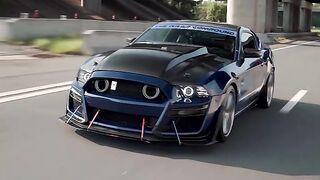 Procharged mustang GT souding menacing