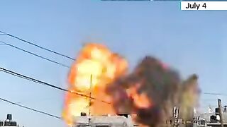 Gaza Crisis: Israeli Air Strike Targets Family Home in Nuseirat Refugee Camp