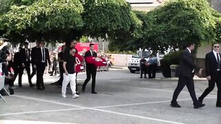 Liverpool FC team arrives at Diogo Jotas funeral in Portugual  AFP