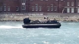 Pakistan Navys New Hovercraft Spotted in UK! Ex-Royal Marines LCAC(L) Delivered to Portsmouth