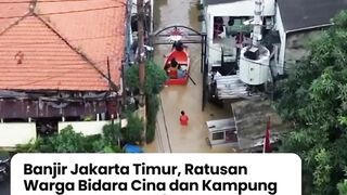 Update Berita Banjir masih merendam sejumlah kawasan di Jakarta Timur hingga Minggu (672025).