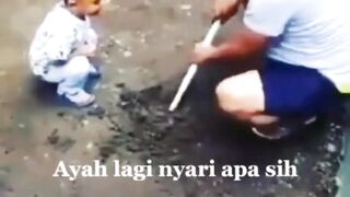Bapak nya gagal mancing