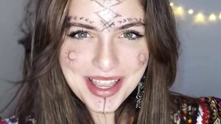 beautiful girl singing