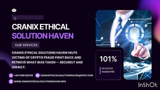 BITCOIN RECOVERY EXPERT WITH CRANIX ETHICAL SOLUTIONS HAVEN