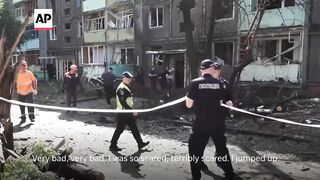 Aftermath of Russian attacks on Chernihiv and Lutsk in