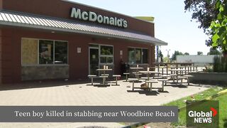 Teen fatally stabbed near Toronto's Woodbine Beach during summer festivities