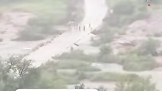 Dramatic Texas Floodwaters Swallow Kingsland Causeway in Minutes