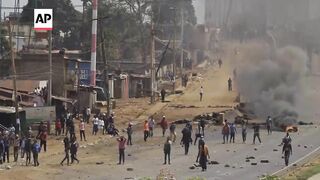 Clashes as protesters take to the streets in Nairobi to protest police
