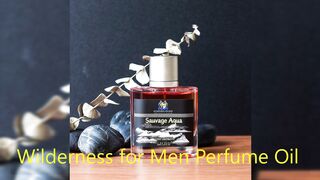 Wilderness for Men Perfume Oil - Alcohol-Free Spicy Woody Scent, Long-Lasting Sensitive Black Pepper