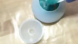 Marble honey pot
