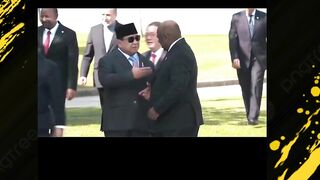 Momem Keakraban Presiden Prabowo dengan Presiden Cyril Ramaphosa di KTT Brics, Brasil