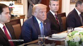 Trump and Netanyahu answer questions about Gaza during White House
