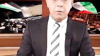 معتز مطر يكبر على الهواءو يعلن انتصار غزة بمقدمة نارية