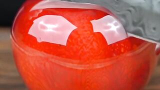 A made glass apple
