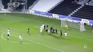 Xavi scoring an amazing free kick goal in Qatar