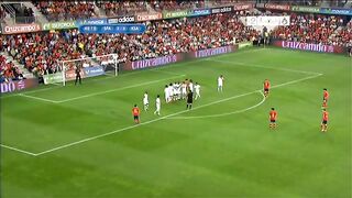 Goal of the Week September 2 2012 Xavi Free Kick Vs Saudi Arabia