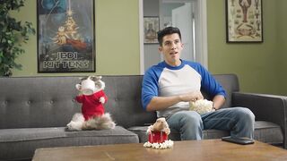 The cat cooking show. Funny