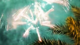 New year fireworks