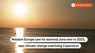 Record Heat in Western Europe June 2025 Hits New High