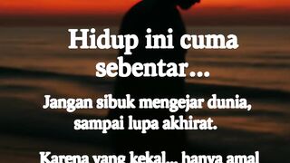 Hidup hanya sementara