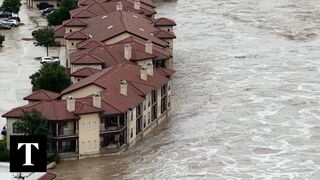 Drone Video Displays Flash Flooding in Texas