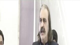 CM KPK Ali Amin Gandapur Statement in Event