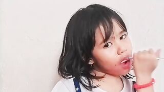 Pasti buah naga nya habis