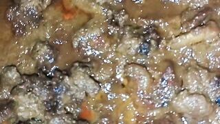 Masak stik daging sapi sampai kering seperti ini di jamin bakalan tambah nasi