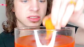 Mukbang with the menu above