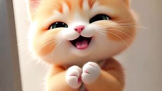 姨姨要快乐呀即梦ai 萌宠出道计划 治愈猫咪 可爱的小猫咪 治愈