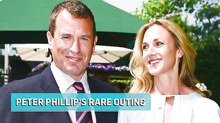 Princess Annes Son Peter Phillips Makes Rare Appearance at Wimbledon.