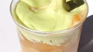 Greentea Cream Iced Latte