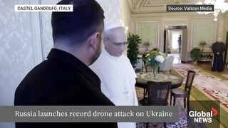 Russia's Massive Drone Strike on Ukraine Amid Shifting US Stance