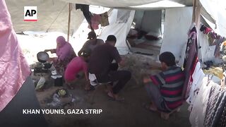 Displaced Palestinians are desperate for a deal to end the Israel-Hamas