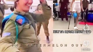 جندية فى جيش الاحتلال الاسرائيلى المجرم قبل و بعد