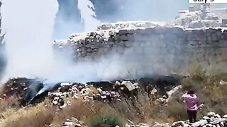 Ancient West Bank church destroyed by illegal settlers