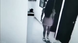 Something grabbed my hair