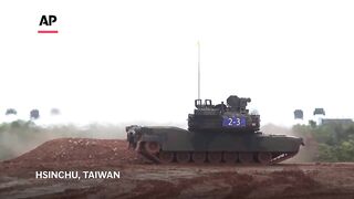 Taiwan holds live-fire drills with new US-made