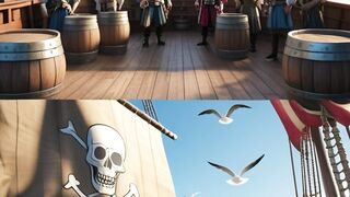 Find the Difference Ship Scene Puzzle at Sea!