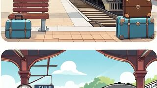 Only One Thing Changed in This Train Scene  Can You Find It?
