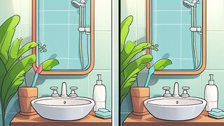 Find the Difference Washroom Puzzle Challenge!
