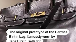 Original Hermes Birkin Bag Fetches Record $10 Million at Paris Auction