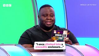Daring Crocodile Encounter on Would I Lie To You? BBC Comedy Show