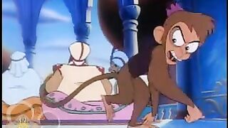 Aladdin 051 - People into Donkey, Kanagroo, Hippopotamus and Whale